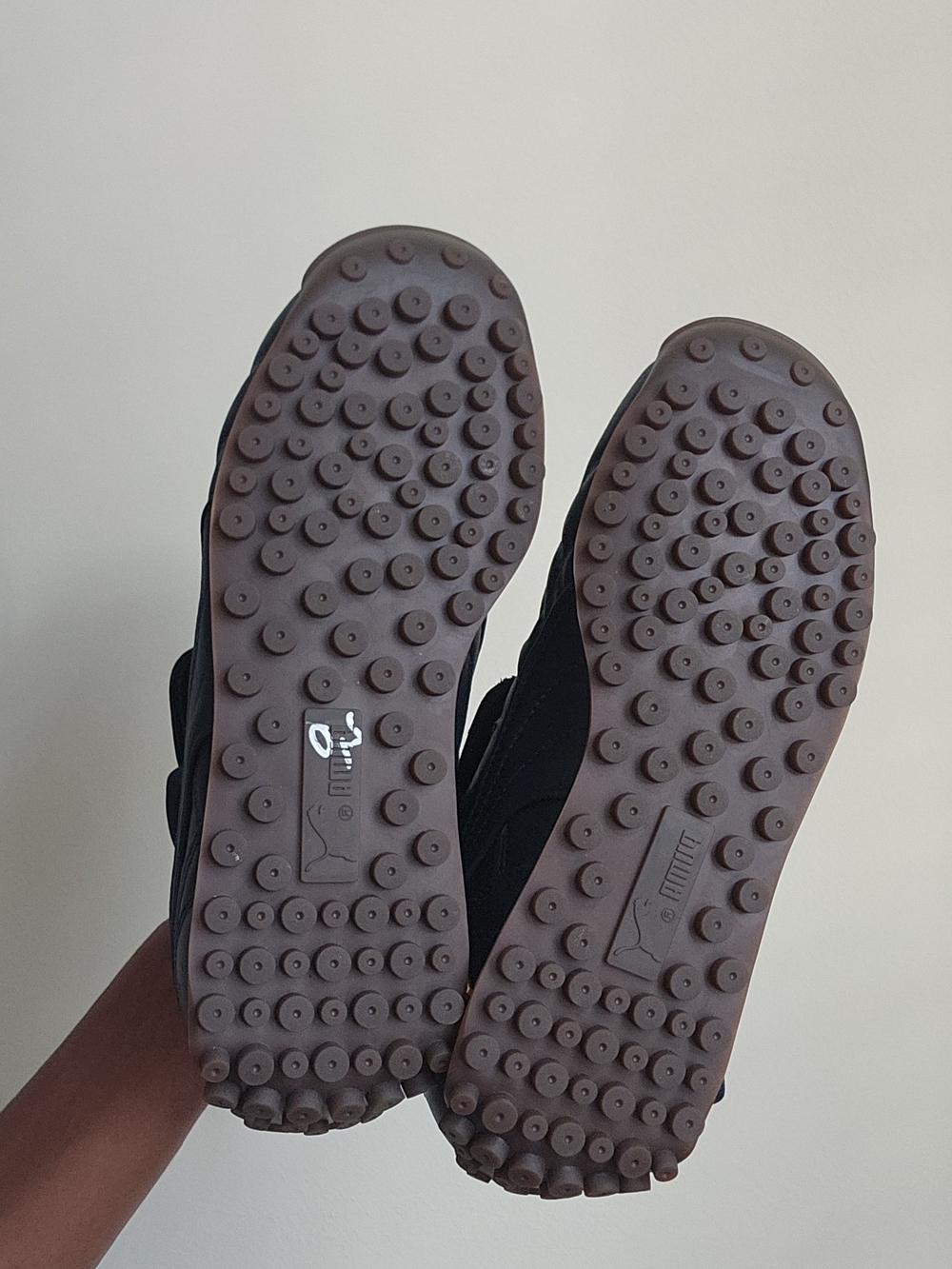 Puma Fenty Navy Blue Leather Sneakers - Picture 3 of 3